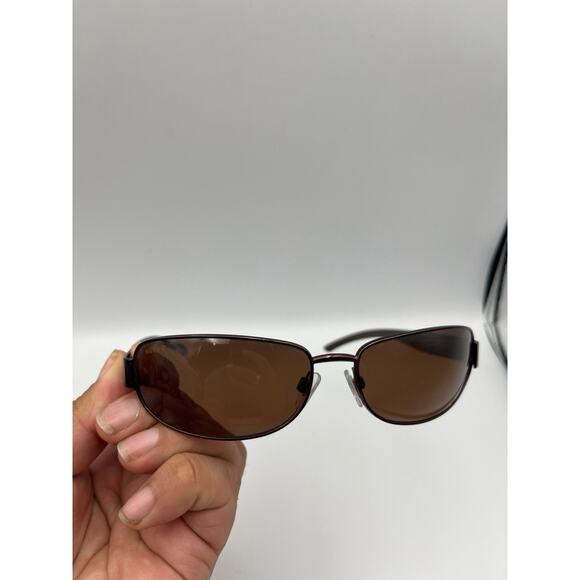 Revo Bronze Sports Wrap Metal Polarized Sunglasses - Picture 2 of 6